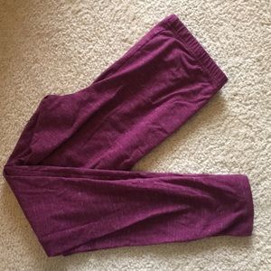 Old navy plum colored leggings